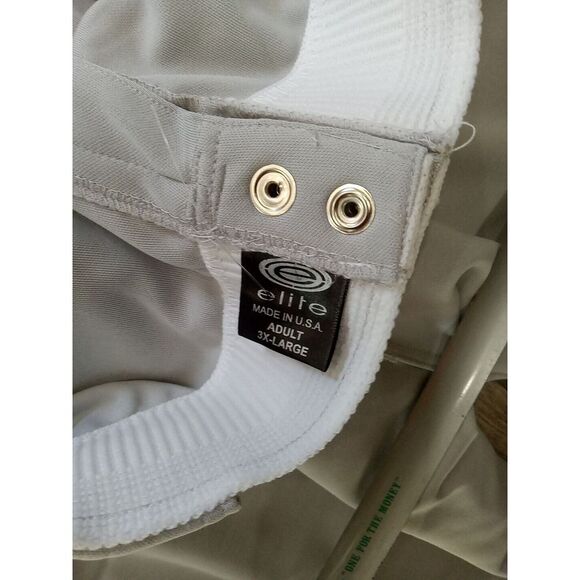 COMBAT PIPED STOCK OPEN BOTTOM BASEBALL/SOFTBALL PANTS, Grey & Blue ~ MENS 3XL - Picture 4 of 5